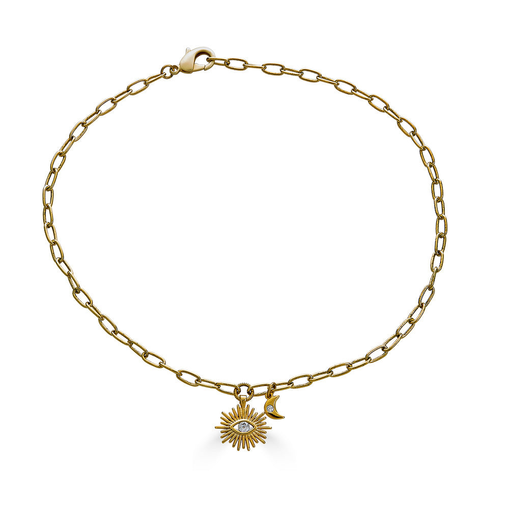 Star and Moon Necklace Loni Paul Jewelry