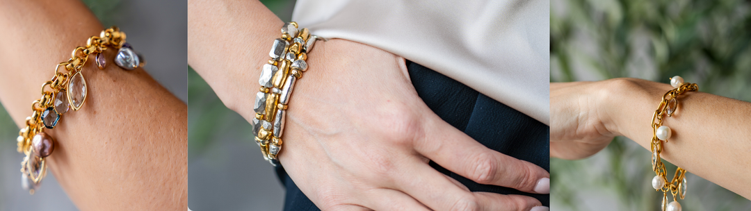 Lifestyle models showcasing Loni Paul Jewelry's exquisite short necklaces for a touch of elegance and charm