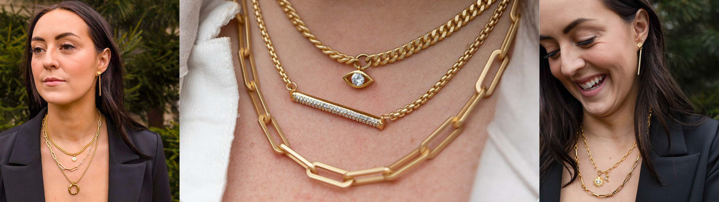 Loni Paul's necklace layering – drape yourself in timeless elegance and individuality.