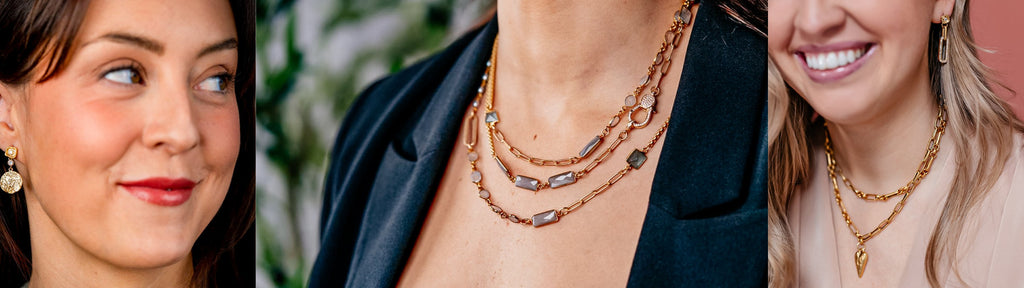 Women wearing Loni Paul Jewelry's bestsellers
