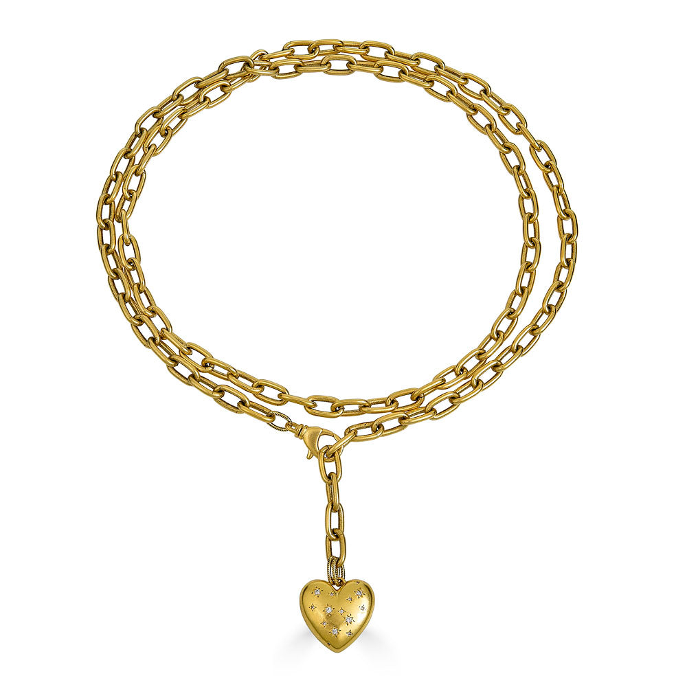 Long Heart Necklace - handmade by Loni Paul – Loni Paul Jewelry