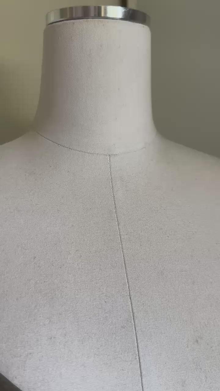 Mixed Metal Long Circle Necklace